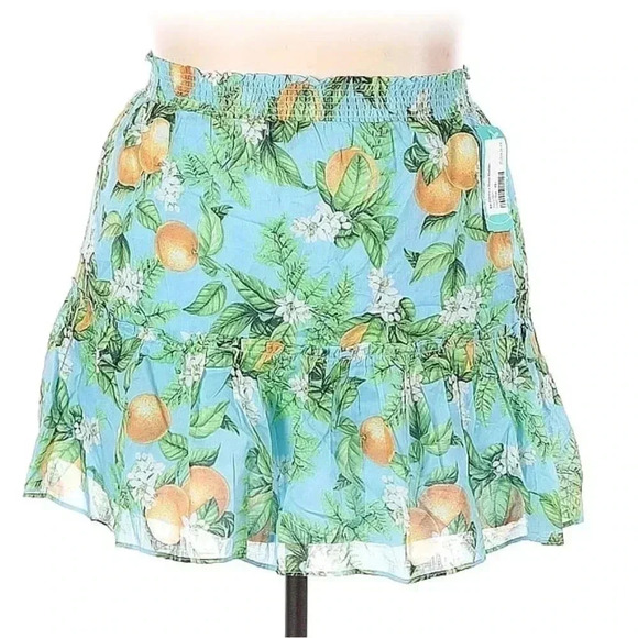 BB Dakota Steve Madden Lemon Zest Ruffle Tiered Ruffle Skirt Plus Size XXL NWT - Picture 3 of 4